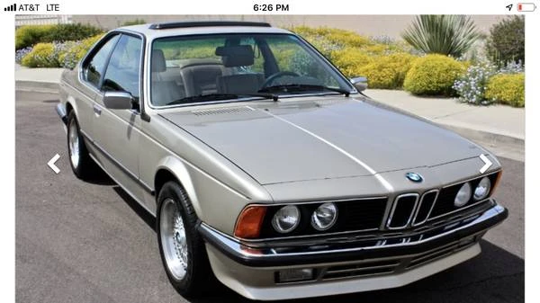 1985 BMW E24 6 Series - Image 5 of 9