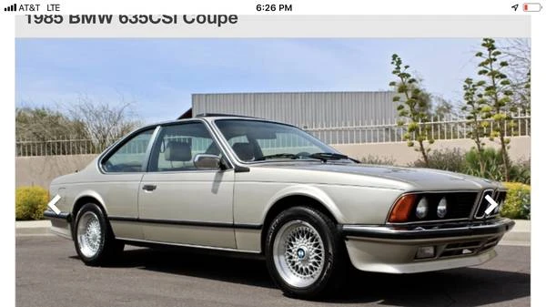 1985 BMW E24 6 Series - Image 4 of 9