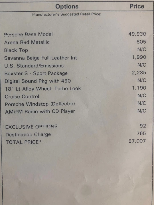 2000 Porsche 986 Boxster S - Image 9 of 31
