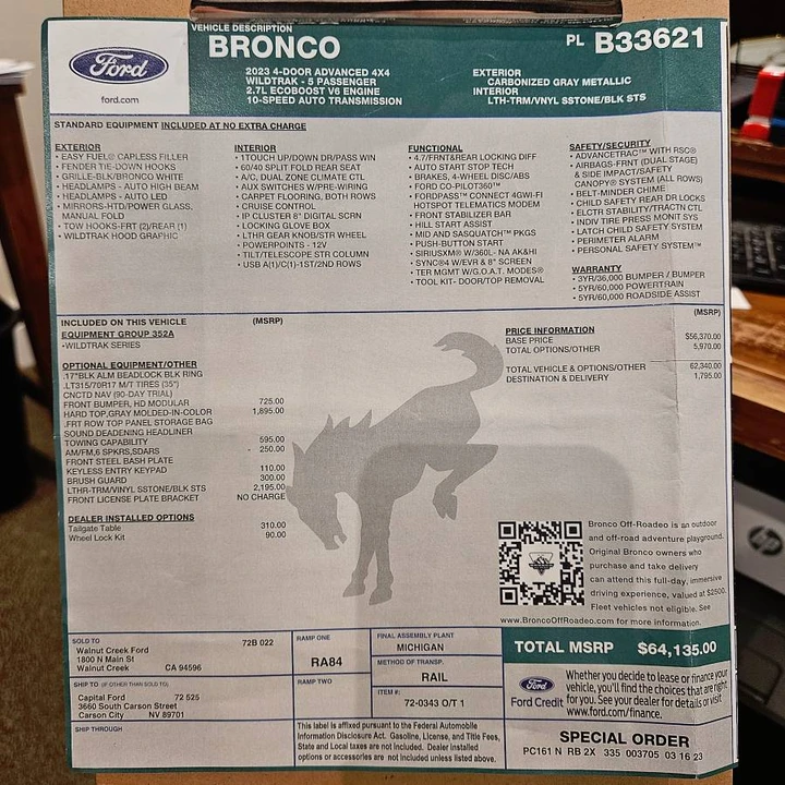 2023 Ford Bronco 6th Gen - Image 24 of 24