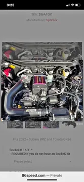 Subaru/Toyota BRZ GR86 Sprintex Supercharger