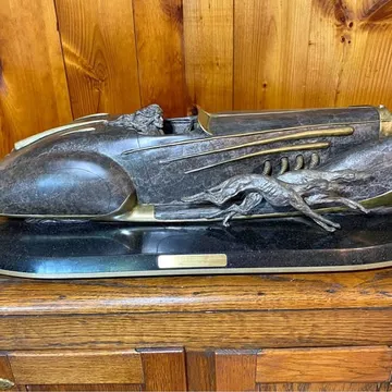 Bugatti Bronze Sculpture