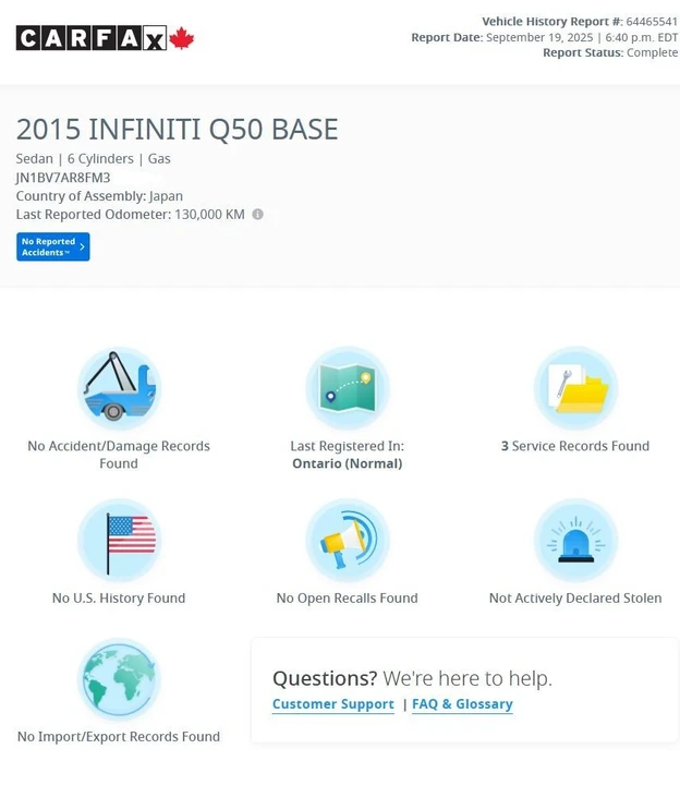 2015 Infiniti Q50 - Image 7 of 7