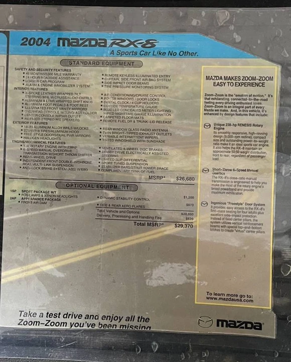 2004 Mazda RX-8 1st Gen - Image 21 of 21