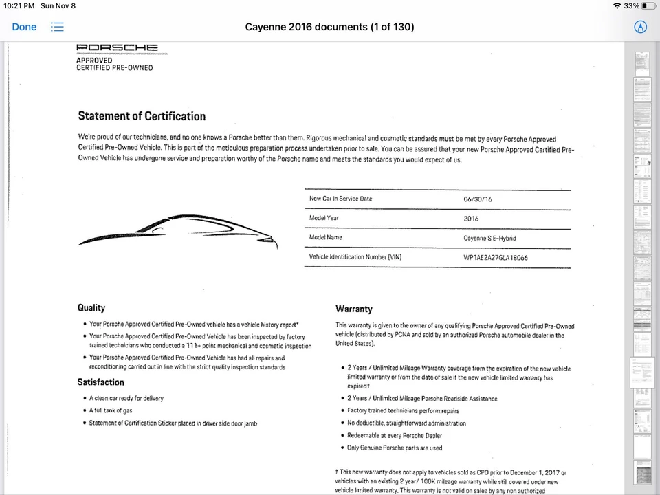 2016 Porsche 958 Cayenne S - Image 22 of 22