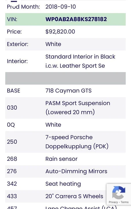 2019 Porsche 718 Cayman GTS - Image 26 of 27