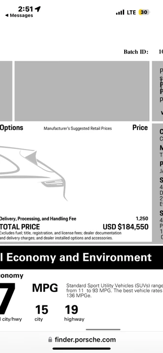 2019 Porsche 9Y0/9Y3 Cayenne Turbo - Image 7 of 7