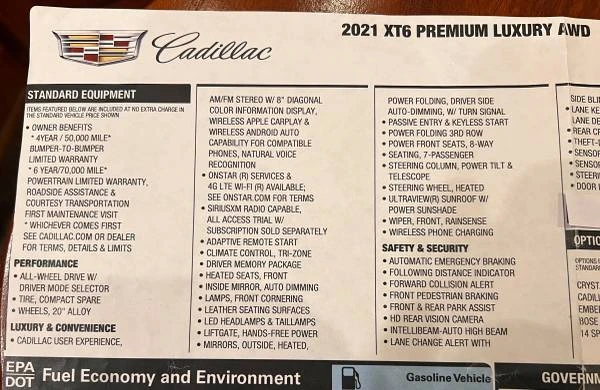 2021 Cadillac XT6 - Image 4 of 10