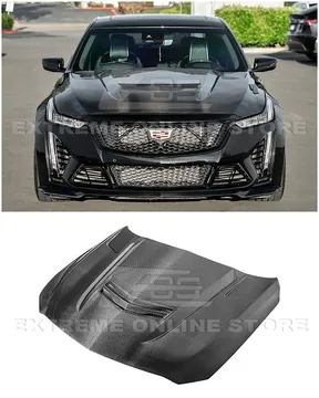 Cadillac Blackwing Style Carbon Fiber Hood