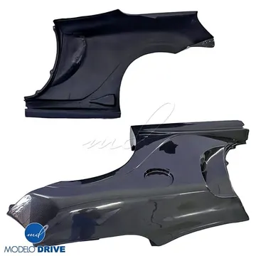 Toyota MR2 Carbon Fiber APBR Wide Body Fenders (Rear)