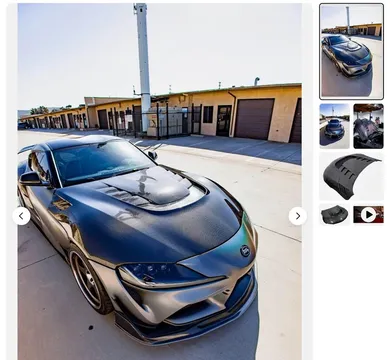 Toyota Carbon Fiber Hood VRS