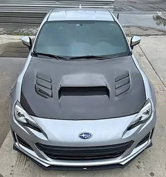 Scion FR-S / Subaru BRZ Carbon Fiber Hood VS 2 Style