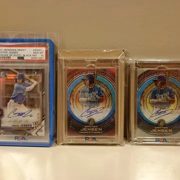 Carter Jensen Rookie Autograph Lot