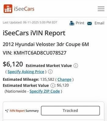 2012 Hyundai Veloster - Image 9 of 9