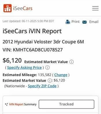 2012 Hyundai Veloster - Image 9 of 9