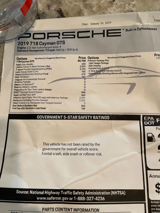 2019 Porsche 718 Cayman GTS - Image 11 of 14