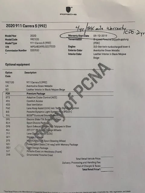 2020 Porsche 992 Carrera S - Image 9 of 9