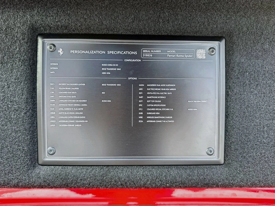 2025 Ferrari Roma Spider - Image 30 of 31