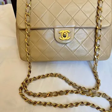 Chanel Classic Mini Flap in Beige