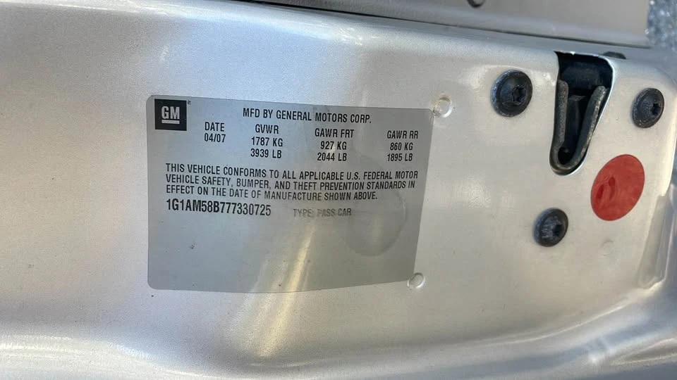 2007 Chevrolet Cobalt 1st Gen - Image 7 of 9