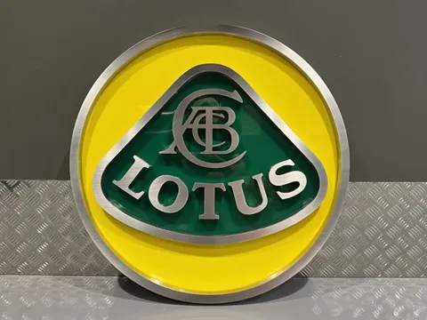 Lotus Metal Sign