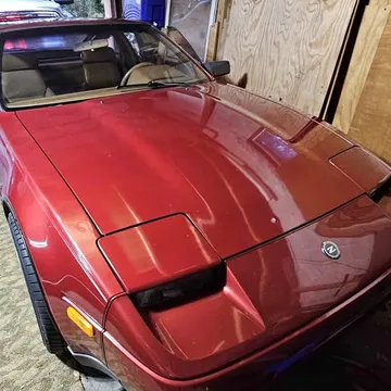 Classic Red 1987 Nissan 300ZX Turbo Z31 Sports Car