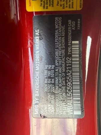 2016 BMW E89 Z4 Roadster - Image 16 of 21