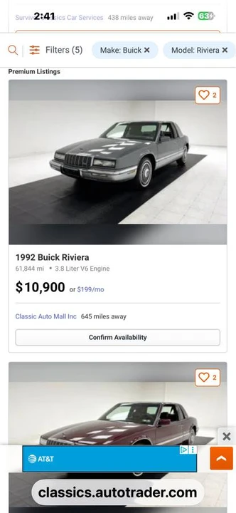 1992 Buick Riviera 4th-7th Gen - Image 24 of 24