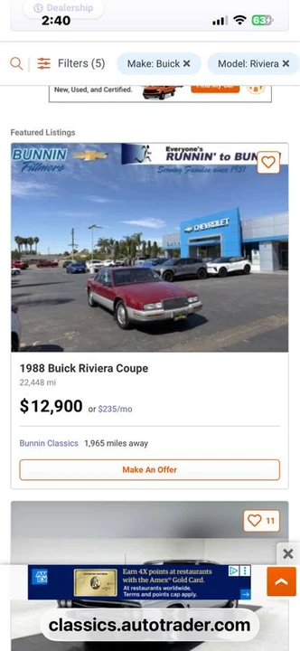 1992 Buick Riviera 4th-7th Gen - Image 23 of 24