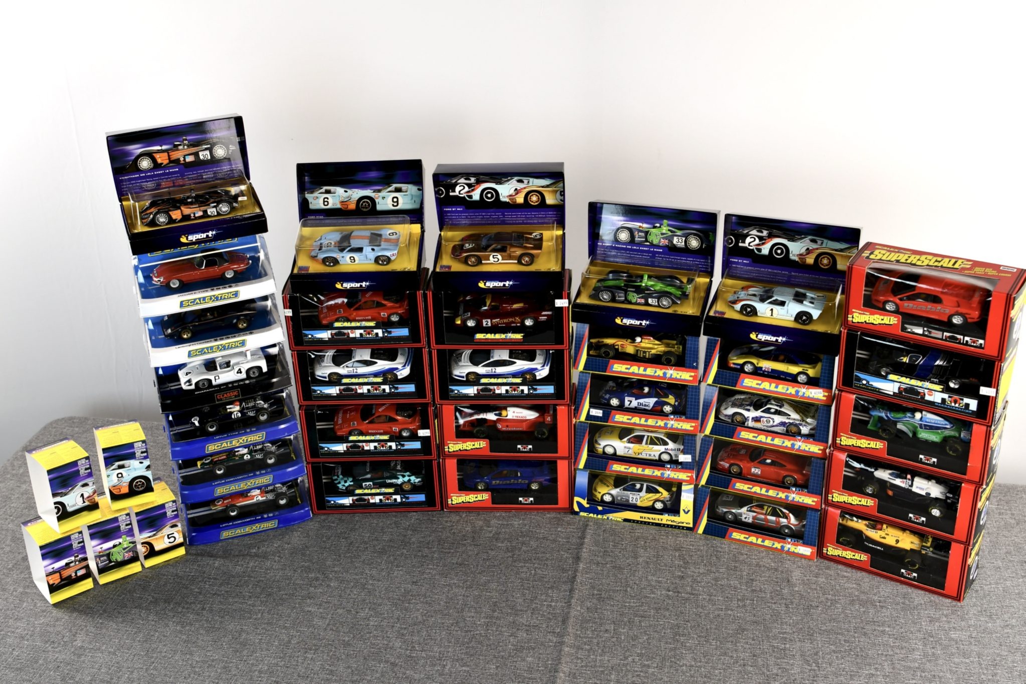 Collection of 32 Slot Cars