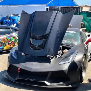 Chevrolet Corvette C7 Competition Carbon ZRX Hood