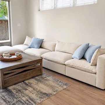 Crate & Barrel Lotus Deep Modular Couch