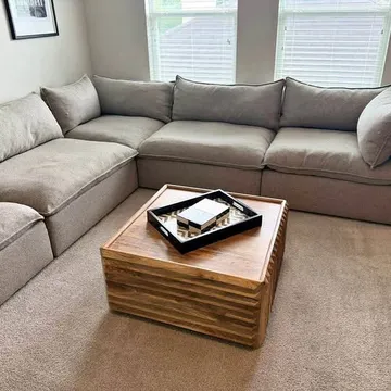 Crate & Barrel Lotus Modular Sectional Sofa