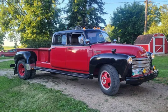 1953 Chevrolet Advance Design Pickup Custom Crew-Cab Dually