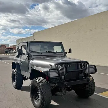 Custom 1993 Jeep Wrangler YJ 4.0L - Matte Gun Metal Grey