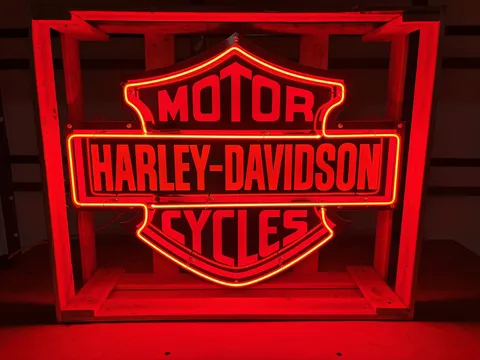 Harley-Davidson Badge Neon Sign