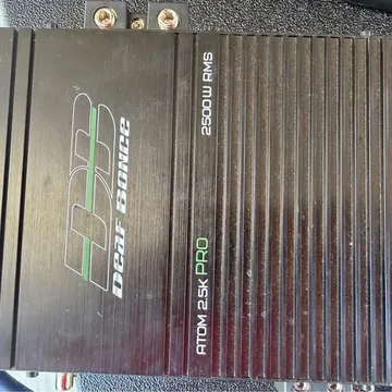 DS18 Subwoofers, Deaf Bonce Atom 2.5k Pro, and Jensen JA4B Amplifier Car Audio Bundle