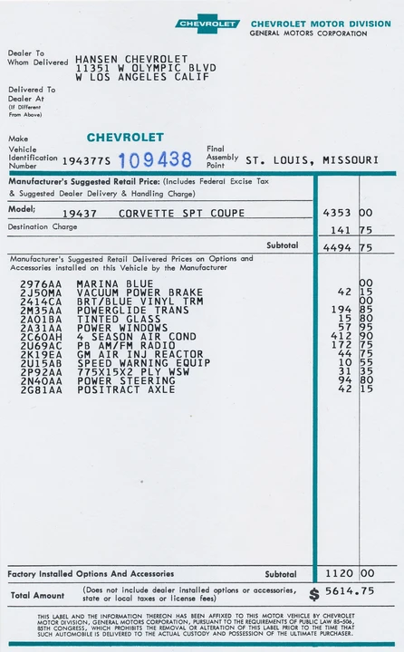 1967 Chevrolet Corvette C2 - Image 2 of 12