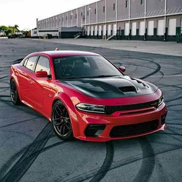 Dodge Charger Viper Style Carbon Fiber Hood