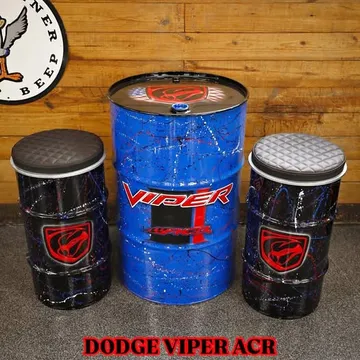 Dodge Viper ACR Barrel Table Set