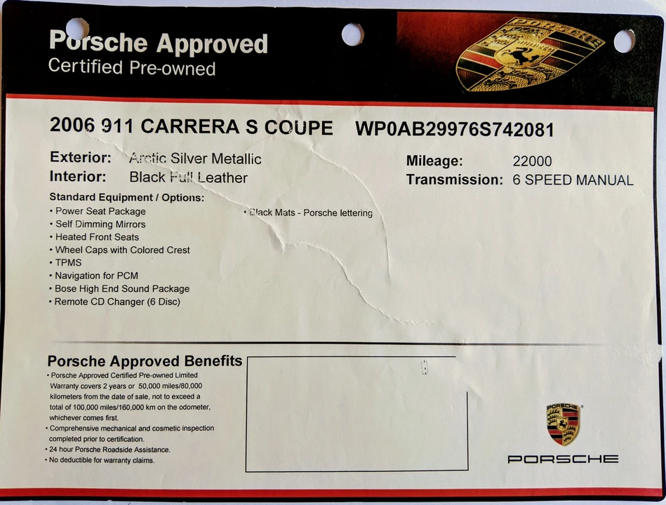 2006 Porsche 997 Carrera S - Image 3 of 7