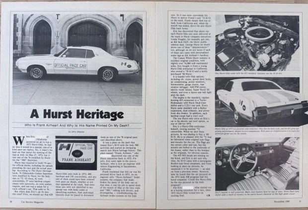 1972 Oldsmobile Hurst/Olds - Image 3 of 12