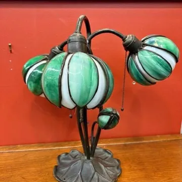 Handel Lotus Base Table Lamp 1910