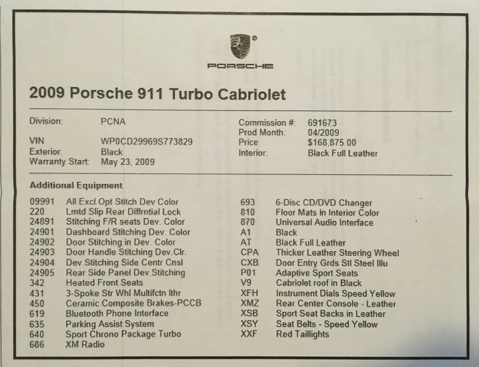 2009 Porsche 997 Turbo - Image 2 of 12