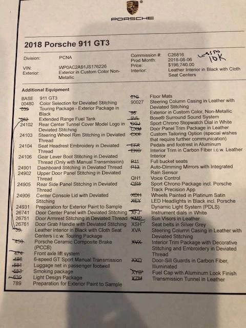 2018 Porsche 991 GT3 - Image 14 of 14