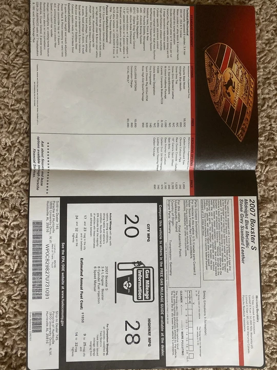 2007 Porsche 987 Boxster S - Image 16 of 17