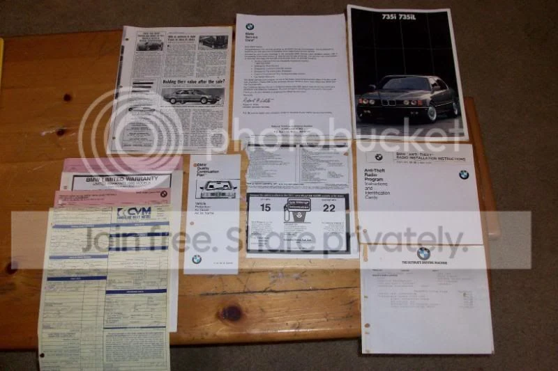 1988 BMW E32 7 Series - Image 21 of 31