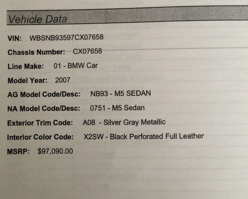 2007 BMW E60 M5 - Image 3 of 20