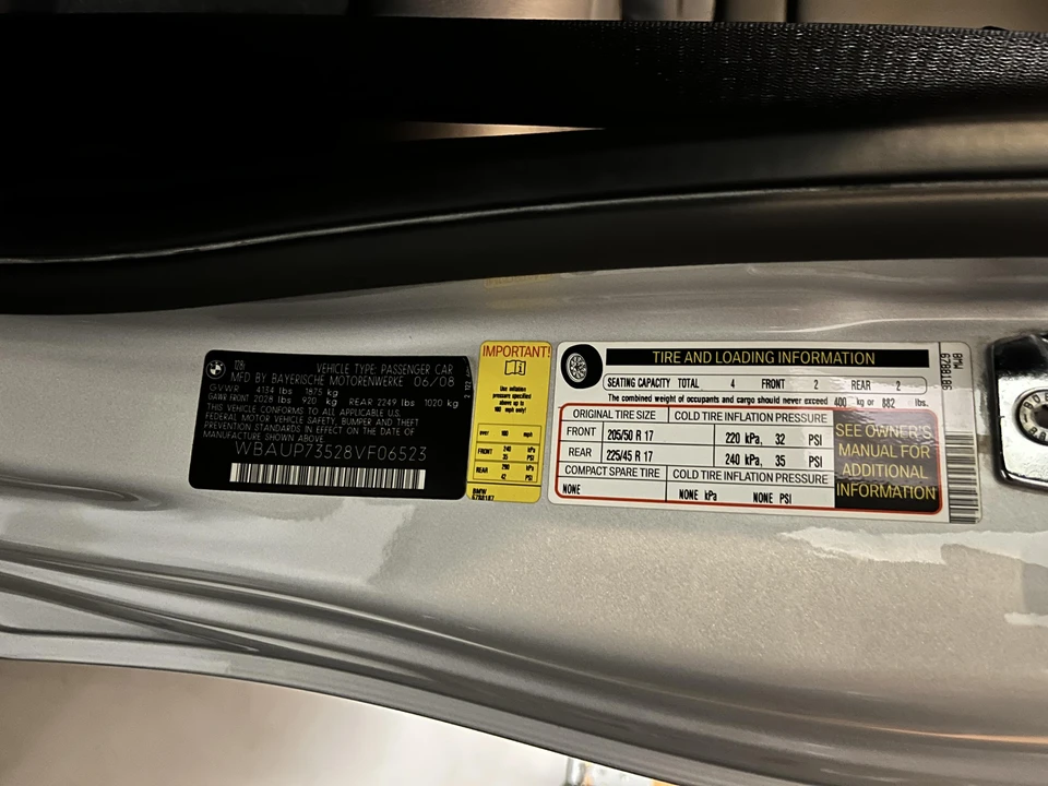 2008 BMW E81/E82/E88 1 Series - Image 17 of 19