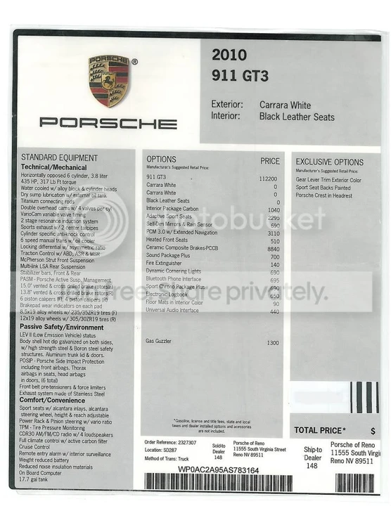 2010 Porsche 997 GT3 - Image 17 of 18